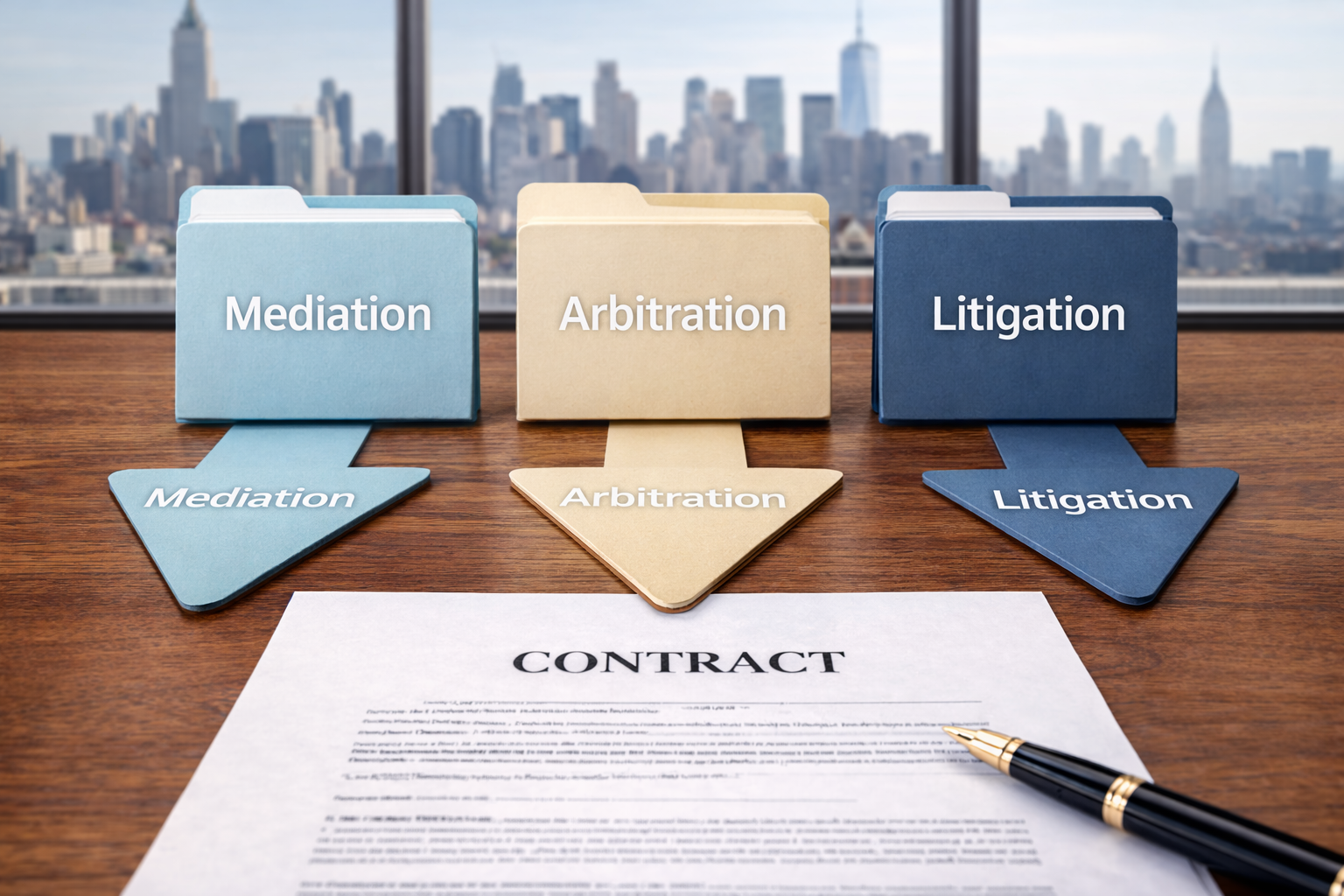 Mediation versus Arbitration versus Litigation in New York